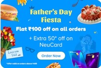 TataNeu Food - Flat 100 Off on all Orders Mov of 499