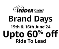 Amazon - Leader Cycle Brand Days - 15 & 16 Jun - Upto 60% Off + Bank offers