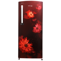 VOLTAS beko 210 Litres 3 Star Direct Cool Single Door Refrigerator with Stabilizer Free Operation (RDC245C / W0DWE0M0, Dahlia Wine)