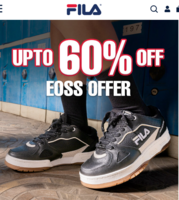 Fila End of Season Sale - Flat 60% Off sitewide