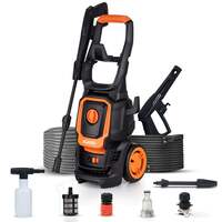 AGARO Alpha High Pressure Washer, Car Washer, Upright Design With Wheel, 1600W [₹150 Off Coupon]