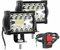 FABTEC 18 LED 4 Inch/10 cm Bar Light LED Fog Light