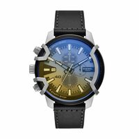 Diesel Griffed Analog Silver Dial Men's Watch-DZ4584