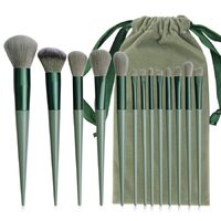 MACPLUS Makeup Brush Set Kit - 13 Pcs Premium Synthetic Kabuki Eye Shadows Make Up Brushes