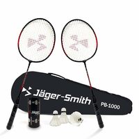 Jager-Smith PB 1000 Combo & Featherlite 2 (Pack of 3) Feather Shuttles with Full Body Cover