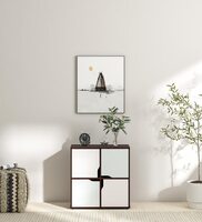 Naia Cabinet in Columbia Walnut Finish