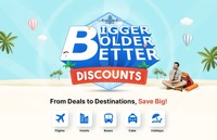 Easemytrip Bigger Bolder Better Discounts Sale - Up to 25% Discount / Up to Flat 5000 Off