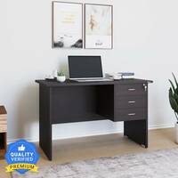 Nilkamal Maximus Engineered Wood Office Table (Free Standing, Finish Color - New Wenge, Knock Down)