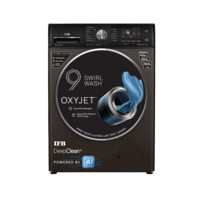 IFB 9 kg 5 Star Inverter Fully Automatic Front Load Washing Machine (Executive MXC, Voice Enabled, Mocha)