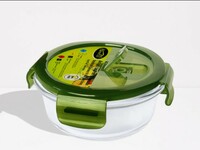 Homepuff borosilicate glass lunch box -400ml