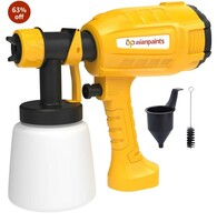  Asian Paints Trucare Paint Sprayer 550w with 800 Ml Container|Electric Paint Sprayer with 2M Long Cable & Vde Plug|2.5Mm Nozzle|Motor Speed Up to 32000Rpm/Min|Suitable for Indoor & Outdoor Paint 