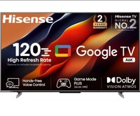 Hisense A6K 126 cm (50 inch) Ultra HD (4K) LED Smart Google TV 2023 Edition with Hands Free Voice Control, Dolby Vision & Atmos and 120 High Refresh Rate Mode