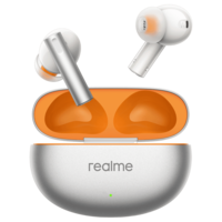 realme Buds Air 6 TWS Earbuds with Active Noise Cancellation (IP55 Dust & Water Resistant, Fast Charging, Flame Silver)