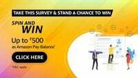 Mobile Accessories Survey Spin & Win up to ₹500*