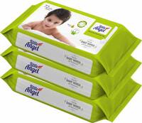 Little Angel Super Soft Baby Wipes (3 Packs of 72 Pcs)  (216 Wipes)
