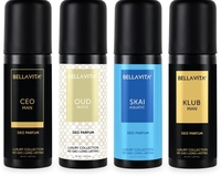 Bella vita organic Deo Parfum Travel-Size Gift Set|4x50 ml