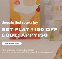 Zivame Pop-Up Sale - Upto 70% off + Extra ₹150 on App