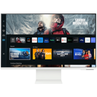 SAMSUNG Smart M8D 81.28 cm (32 inch) Ultra HD 4K VA Panel IPS Monitor with 10W Inbuilt Speakers