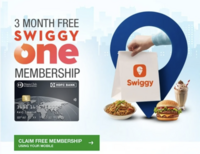 Free Swiggy ONE 3/6/12 month Membership for HDFC card user (USER SPECIFIC)