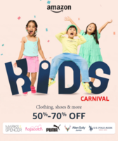 Kids Carnival | 50-70% off on Clothing, Shoes & more + Extra off with Coupons