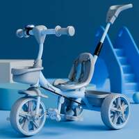 Lifelong Parental Trike Bike with 3 EVA Wheels, Bell & Basket for Toys