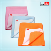 [Lowest] Indivora Premium Dry Sheet for Baby, Pack of 3, Size: Small  (Pink, Orange, Sea Blue)
