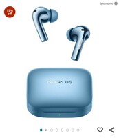 OnePlus Buds 3 in Ear TWS Bluetooth Earbuds with Upto 49dB Smart Adaptive Noise Cancellation,Hi-Res Sound Quality,Sliding Volume Control,10mins for 7Hours Fast Charging with Upto 44Hrs Playback