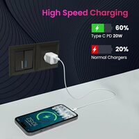 Portronics Adapto 20 Lite Smallest 20W GaN Wall Charger