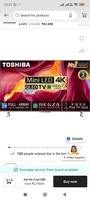 Toshiba M650MP 55 Inch QLED TV at ₹.31249/- at Flipkart 