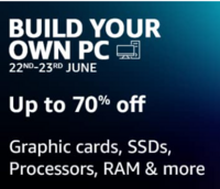 Build your Own PC Days - Upto 70% Off + Bank Offers (22 & 23 June)