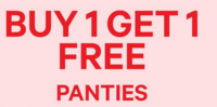 Sale : Buy 1 Get 1 Free on Panties