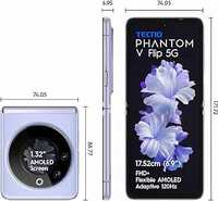 TECNO Phantom V Flip 5G (Mystic Dawn 16Gb Ram, 256Gb Storage) | 45 Watts Fast Charging [Rs 23000 Coupon]