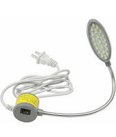 Jasol Alloy Steel Sewing Machine Light With Magnetic Base 22 Leds Ultra Long Flexible Gooseneck Led Magnetic Machine Work Light For Sewing Machine Pack of 1