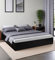 Maya King Size Bed In Dark Wenge Finish With Box Storage