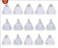  DALUCI Baby Socket Protector for Kids The Ultimate Baby Safety Products | Switch Board Cover Guards for Kids Protection | Wall Socket Cover is for Complete Kids Protection (Pack of 15, White) 