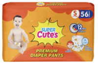 Grocery Super Cute's Wonder Pullups Soft Feel Diaper Pant with Super Absorbent & Leak Lock Technology S-56