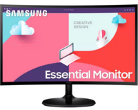 SAMSUNG 23.8 inch Curved Full HD LED Backlit VA Panel Monitor (LS24C360EAWXXL/LS24C366EAWXXL) 