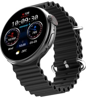 Fire-Boltt Cyclone Pro, 1.43" AMOLED display Sports Smartwatch (Black Strap, Free Size)