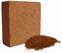 Grow Green Coco peat Block for Home Garden Plants Manure  (5 kg, Cake)