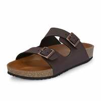 Centrino Mens 7313 Cushion Sliders/Slippers | PU Padding on the Footbed