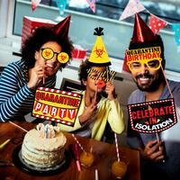 Wobbox Quarantine Birthday Photo Booth Party Props 