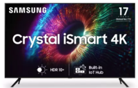 Samsung Crystal 4K iSmart Series 163 cm (65 inch) Ultra HD (4K) LED Smart Tizen TV 2023 Edition  