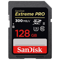 SanDisk Extreme Pro SDXC 128GB Class 10 300MB/s Memory Card