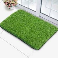 A CUBE LUXURY SOLUTIONS PP (Polypropylene) Door Mat  (Green, 37x57 CM, Medium)