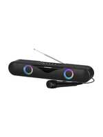 Blaupunkt SBA20 Koncert 20W Wireless Soundbar with 2000 mAh Battery & Karaoke Ready (Black) 