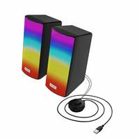 Ant Esports GS510 Multimedia 2.0 Channel USB Powered Bluetooth RGB Gaming Speakers 