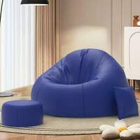 ComfyBean Bag with Beans Filled XXXL Bean Bag Sofa with Free Cushion and Footrest Apply ₹21 coupon