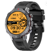 Fire-Boltt Grenade 1.39'' HD Display, BT Calling, 350 mAh Battery & 123 Sports Modes Smartwatch  (Black Strap, 22 cm)