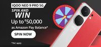 Amazon IQOO Neo 9 Pro 5g Spin & Win up to ₹50,000