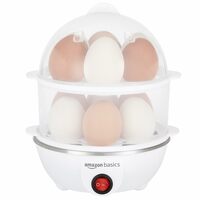amazon basics Double Decker Plastic Egg Boiler | 500 ml